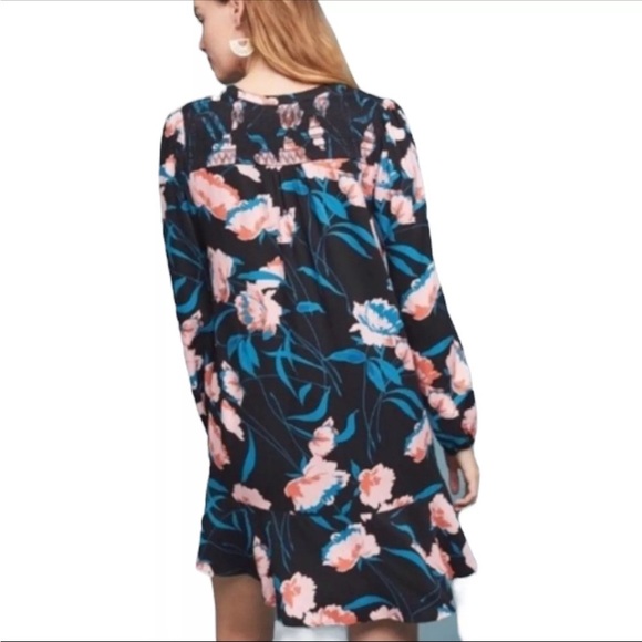 Maeve by Anthropologie Ragonda Tunic Floral Long Sleeve Dress. Size 4 - Picture 2 of 14